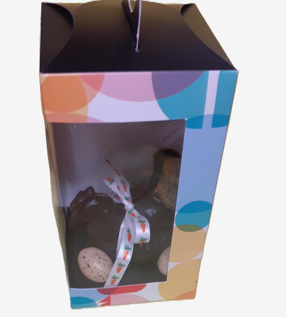 poule chocolat noir garnit pt 250g