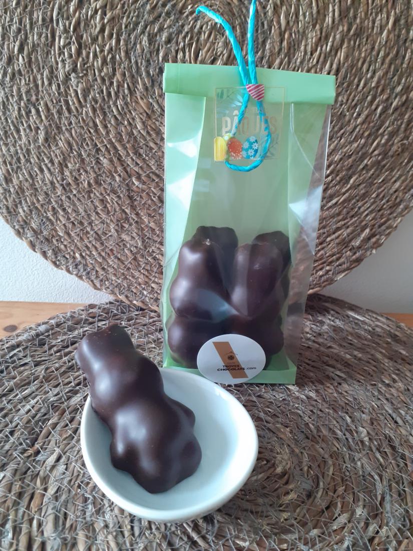 4 Lapins Guimauve Noirs