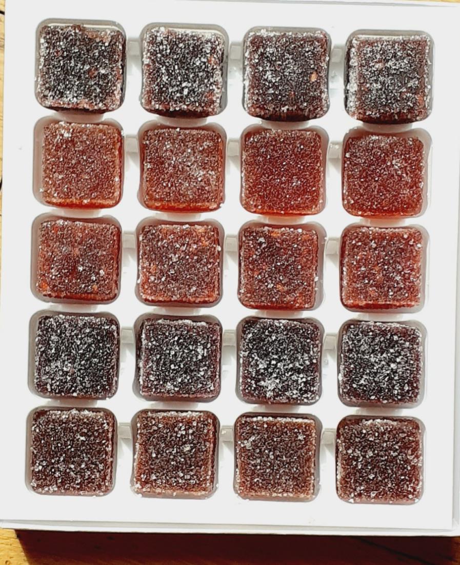 pâte de fruits sélection n°3 (fruits rouges)