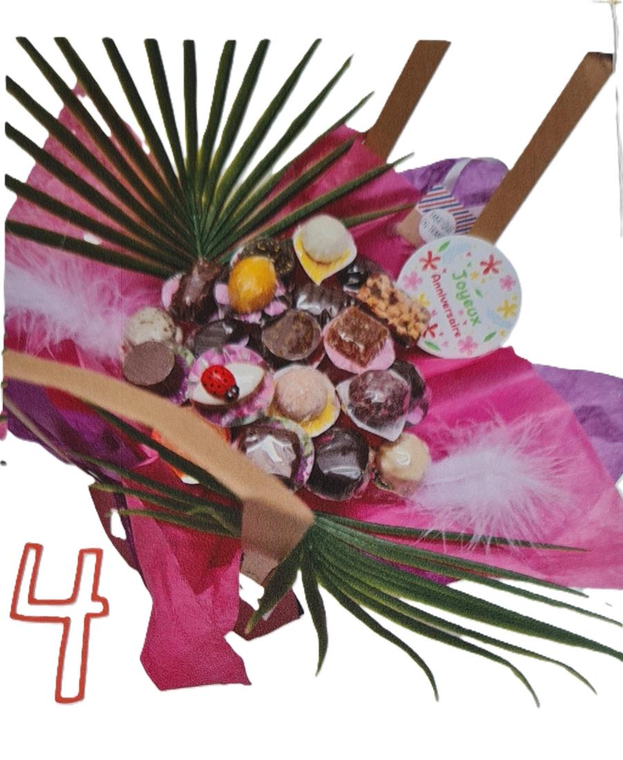Bouquet chocolats 50 ou 55 tiges