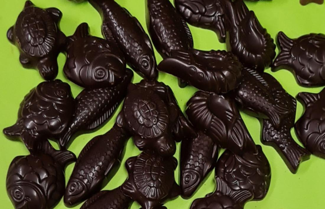 fritures noire 70% cacao