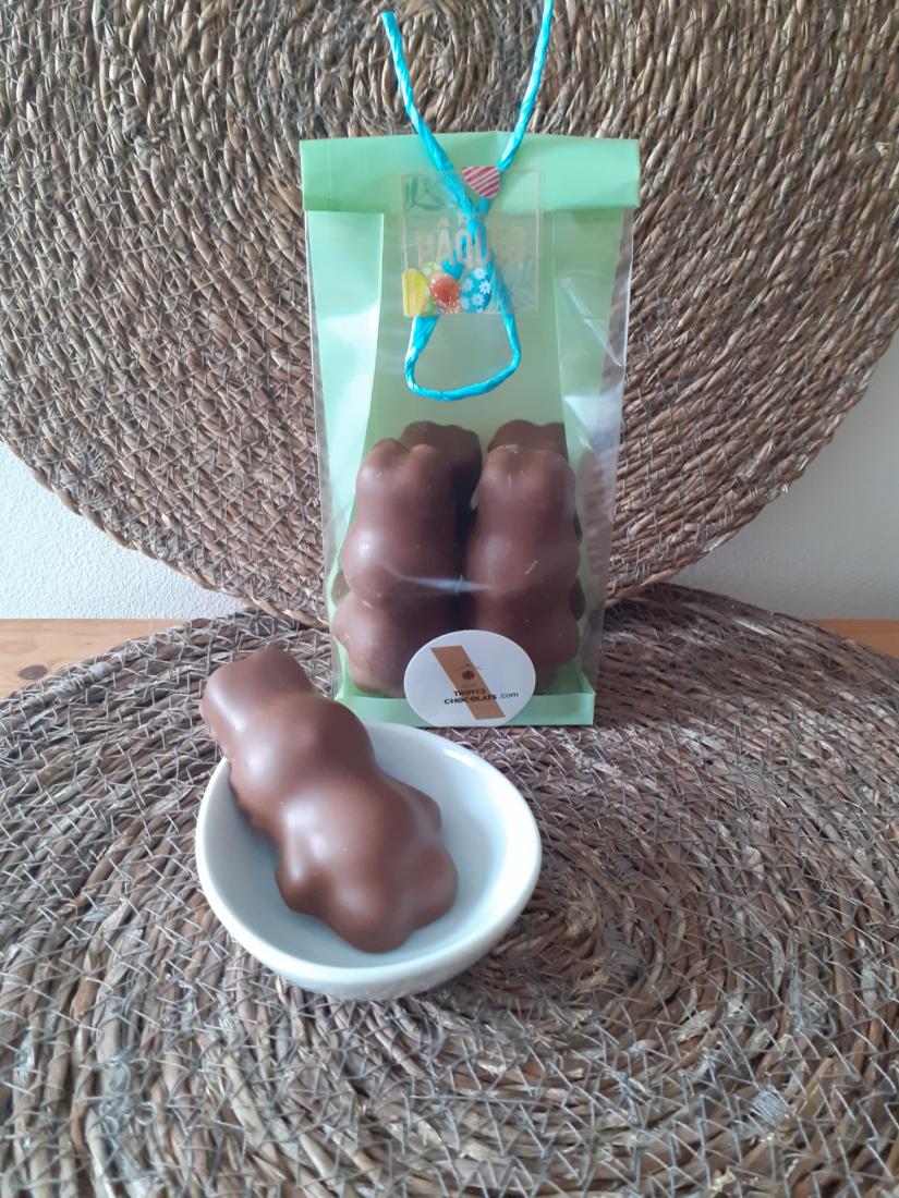 4 Lapins guimauve lait